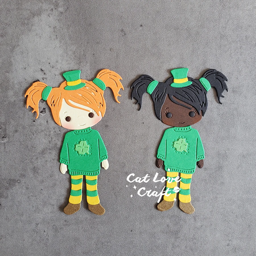 Catlove St. Patrick's Day Metal Cutting Dies Scrapbooking Mold Stencil Die Cuts Card Making DIY Craft Embossing New Die For 2021