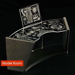 TOYS-BOX TB038 1/6 Tony Test Desk 2.0 Debug Scene Workbench Accessories Props Fit 12'' Action Figure Body Doll