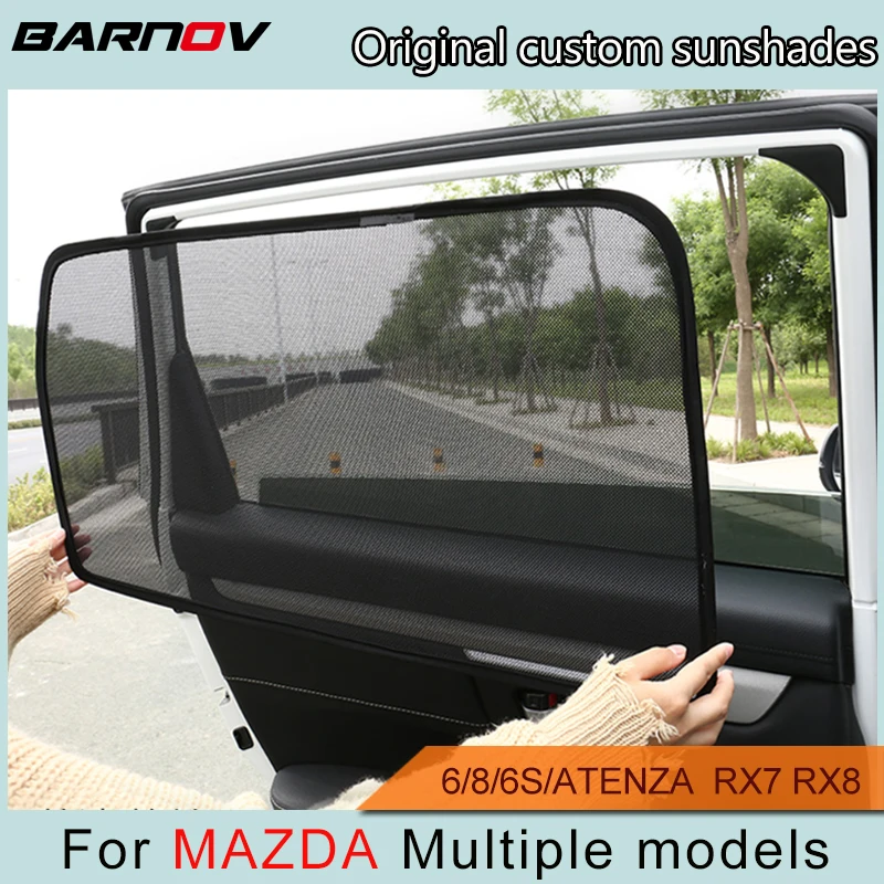 

Car Special Magnetic Curtain Window SunShades Mesh Shade Blind Original Custom For Mazda 6/8/6S/Atenza Primacy Biante RX7 RX8