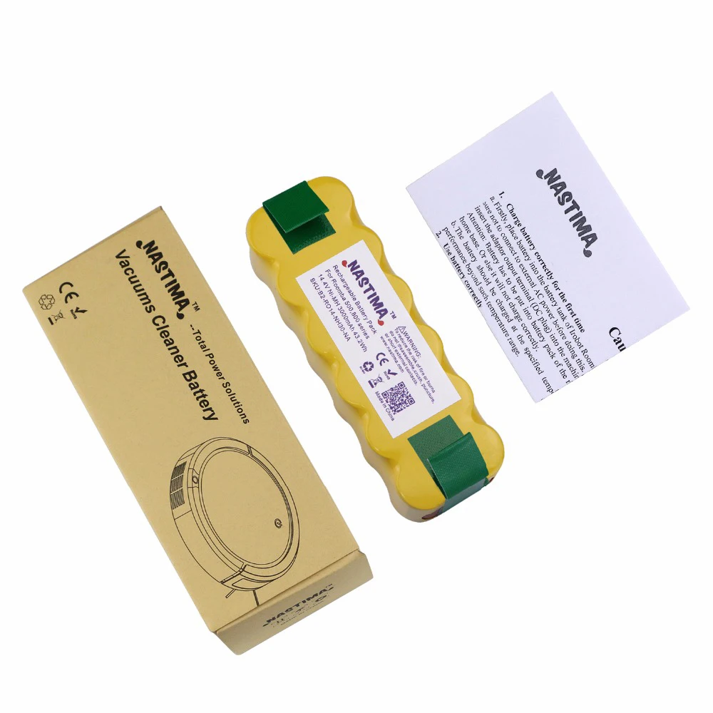 Replacement 14.4V 3000mAh NI-Mh Battery for iRobot Roomba 500 600 700 800 Series 555 560 580 620 630 650 760 770 780 790 870 880