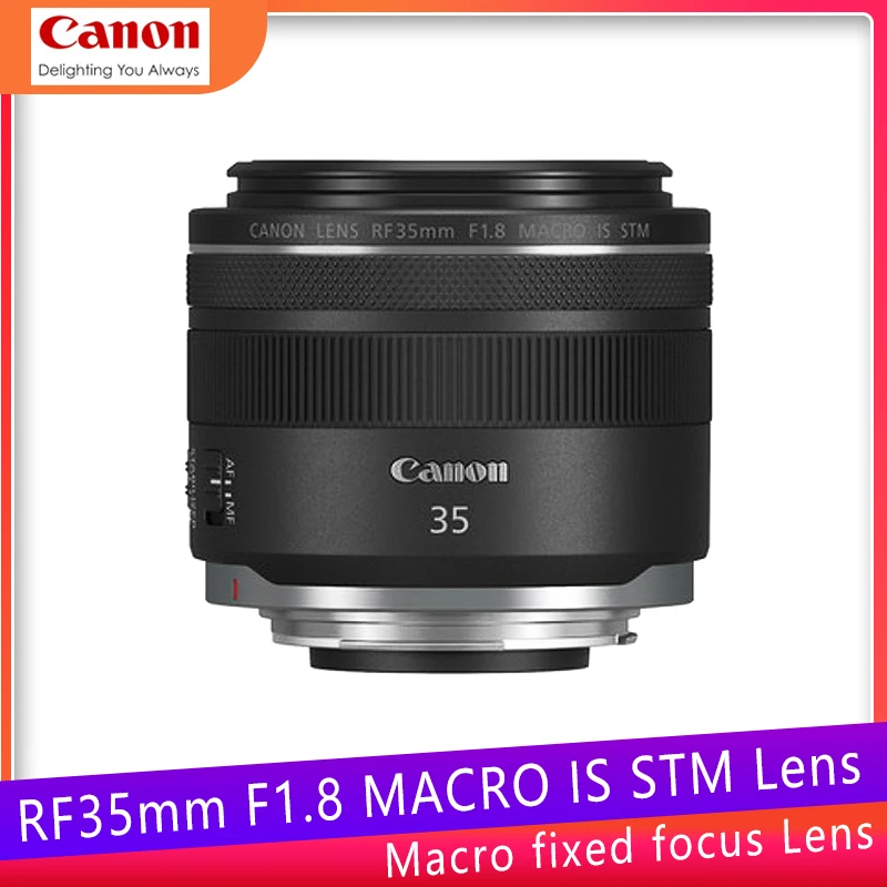 

Canon RF35mm f/1.8 Macro IS STM full frame micro single image focus lens For Canon EOS R R RP R5 R6 camera