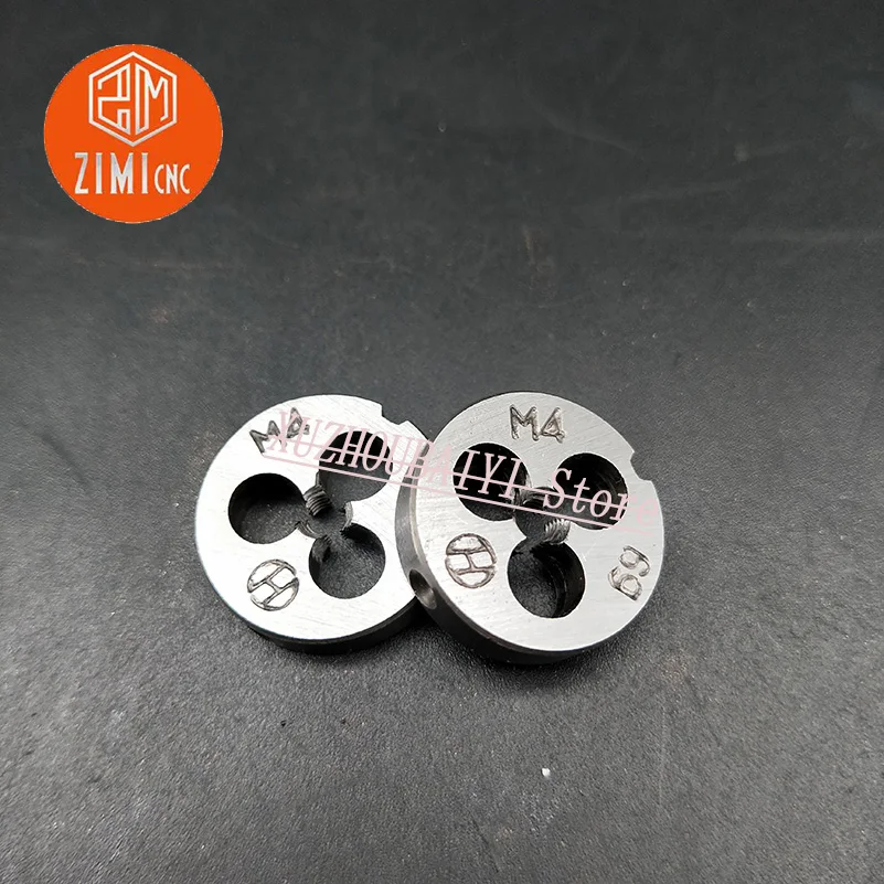M4.5 thread diameter tap circular die M4.5*0.5 M4.5*0.75 hand tool set 0.75mm 0.5mm pitch tapping mold circular tapping mold