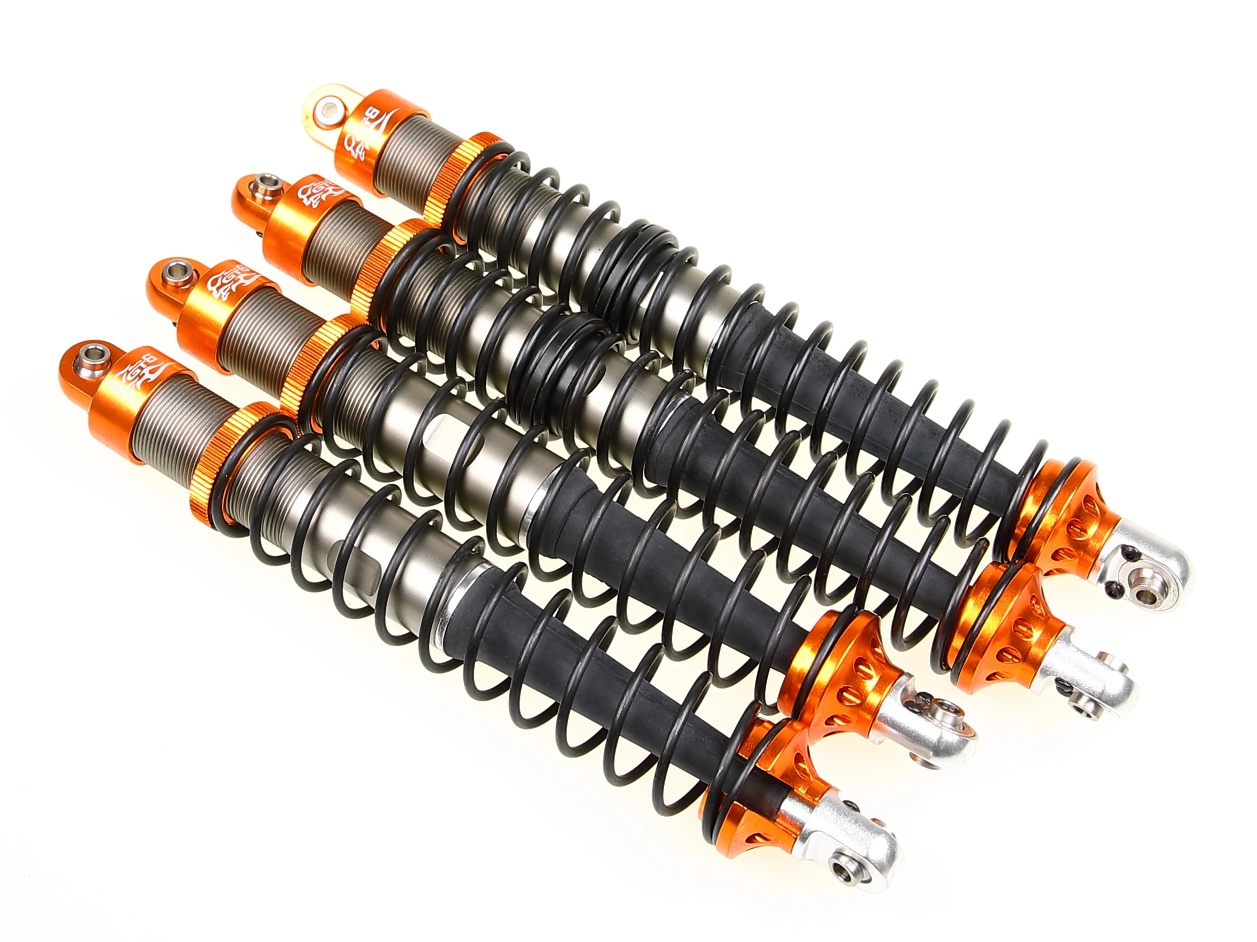 GTBracing CNC Aluminum Hard-anodized 7075 Suspenion Shock Absorber 6MM for Baja 5b  ss  5sc 4PCS/SET