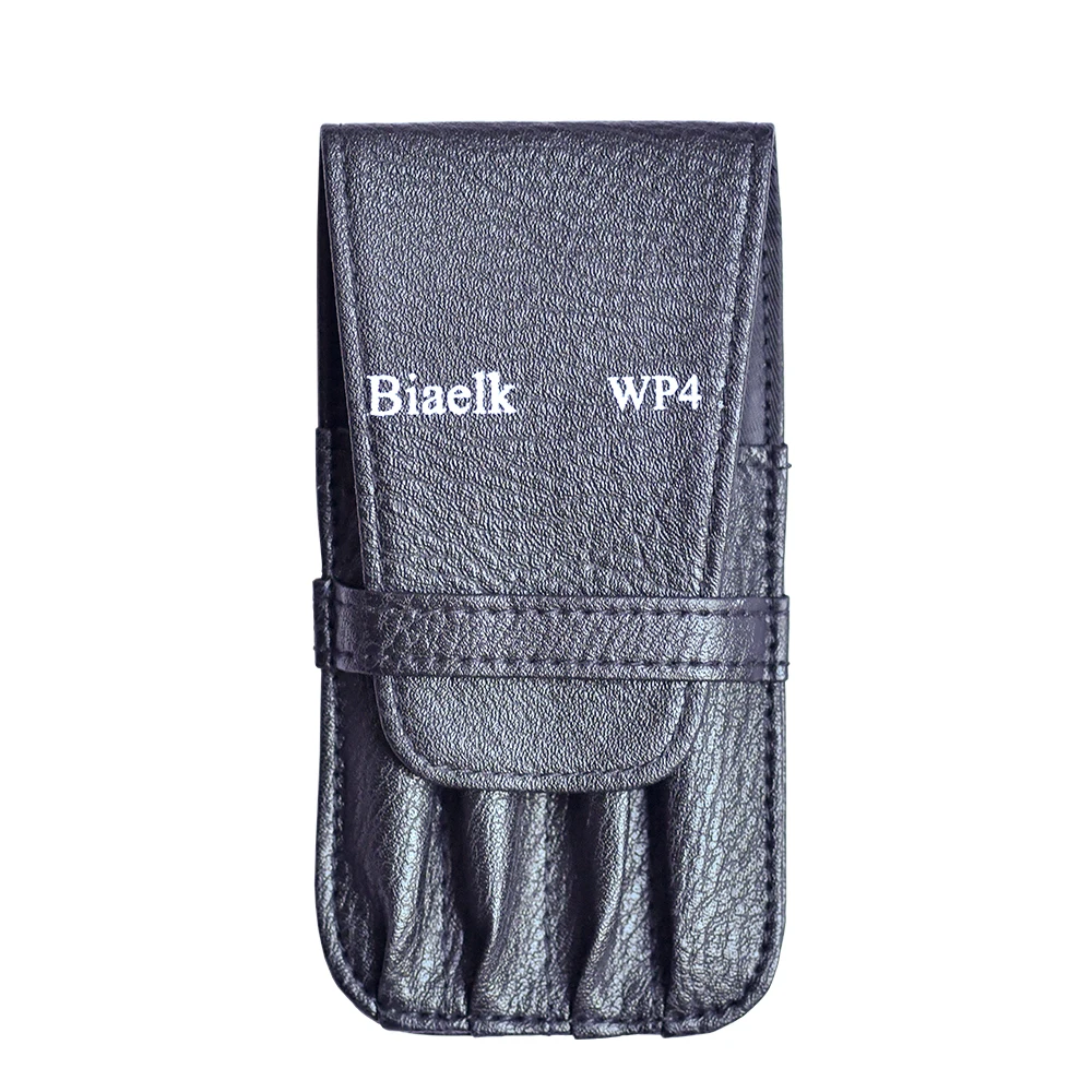 1PC WP4 High Quality PU Travel Brush 4 Wells Pouch