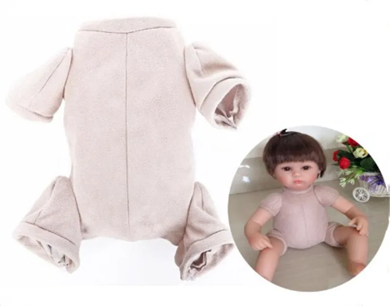 

Hot Welcome 16'' /20'' 22'' Reborn Baby Polyester Fabric Cloth Fit For 3/4 Arms And 3/4 Legs DIY Reborn Baby Doll Kit Baby Doll