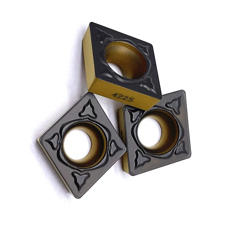 Ccmt120404/08 pm 4225 inserções de carboneto de torneamento externo ferramentas cortador ccmt cnc ferramentas torno de metal para aço