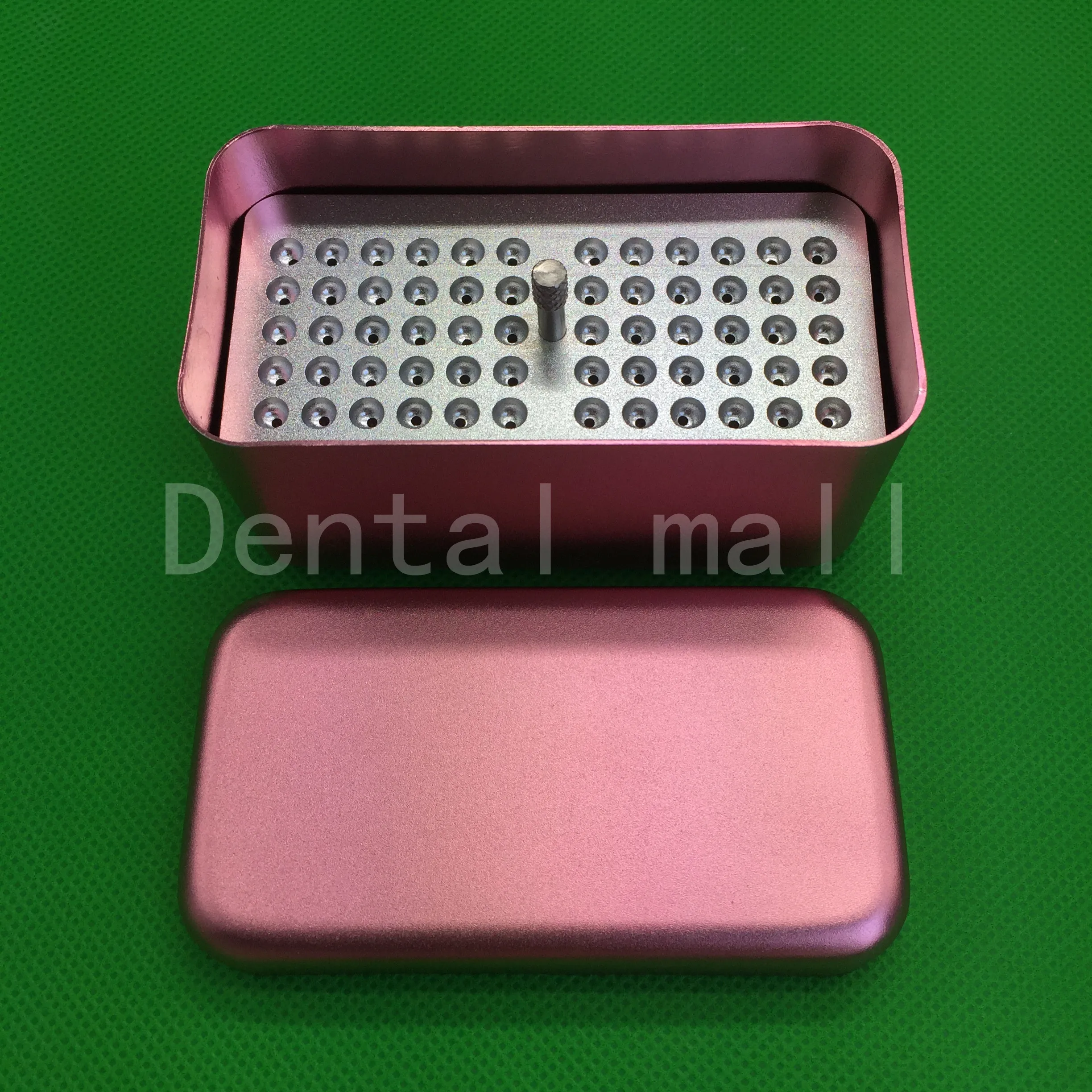 New 60 Holes Dental Autoclave Disinfection Box Case for Endodontic Reamers