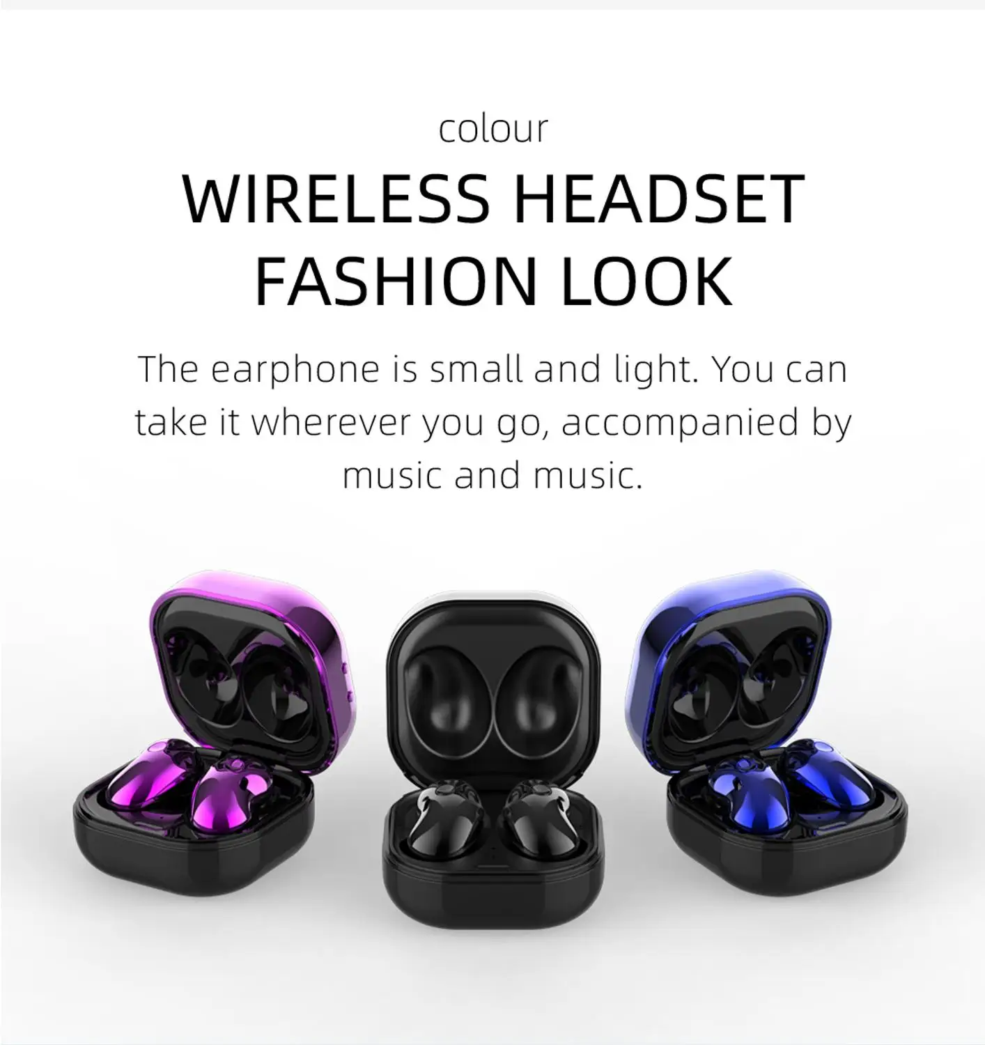 Cuffie Wireless S6plus Bluetooth 5.1 auricolare TWS HIFI Mini In-Ear sport cuffie da corsa supporto telefoni iOS/Android chiamata HD