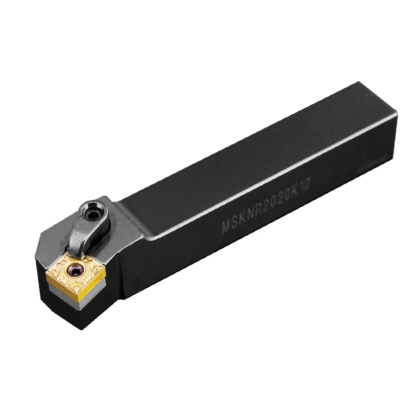 1pc MSKNR2020K12 MSKNR2525M12 외부 선삭 공구 홀더 MSKNR MSKNL SNMG120404 초경 인서트 용 CNC 선반 절삭 공구