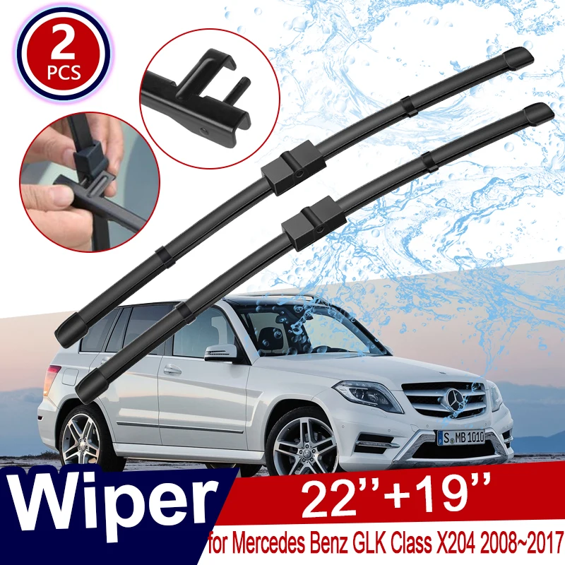 

Щетка стеклоочистителя автомобиля для Mercedes Benz GLK Class X204 2008 ~ 2017 280 300 350 200 220 320 CDI 4Matic Стеклоочистители Автомобильные аксессуары