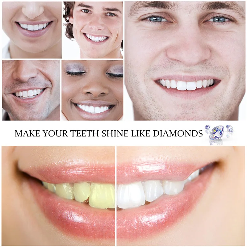 Activated Charcoal Teeth Whitening Toothpaste Natural Teeth Whitener  Black Tooth Paste