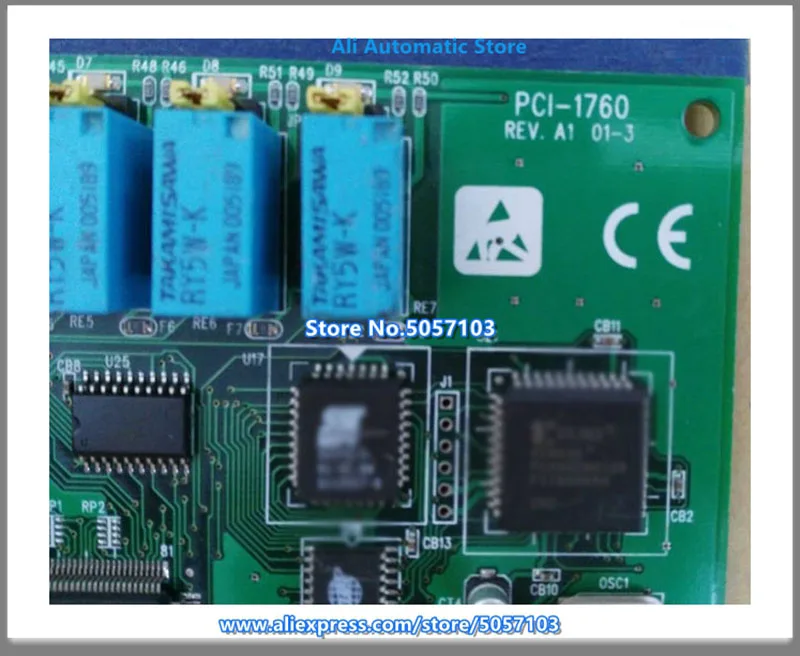 PCI-1760 REV:A1 Capture 8-Channel Relay Output And Isolated Digital Input