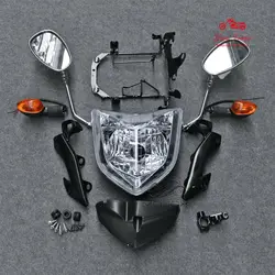 Fit For 2006 - 2015 Yamaha FZ1 N FZ1N Headlight Set Turn Signal Light Mirror Bracket Instrument FZ-1 2007 2008 2009 2010 2011