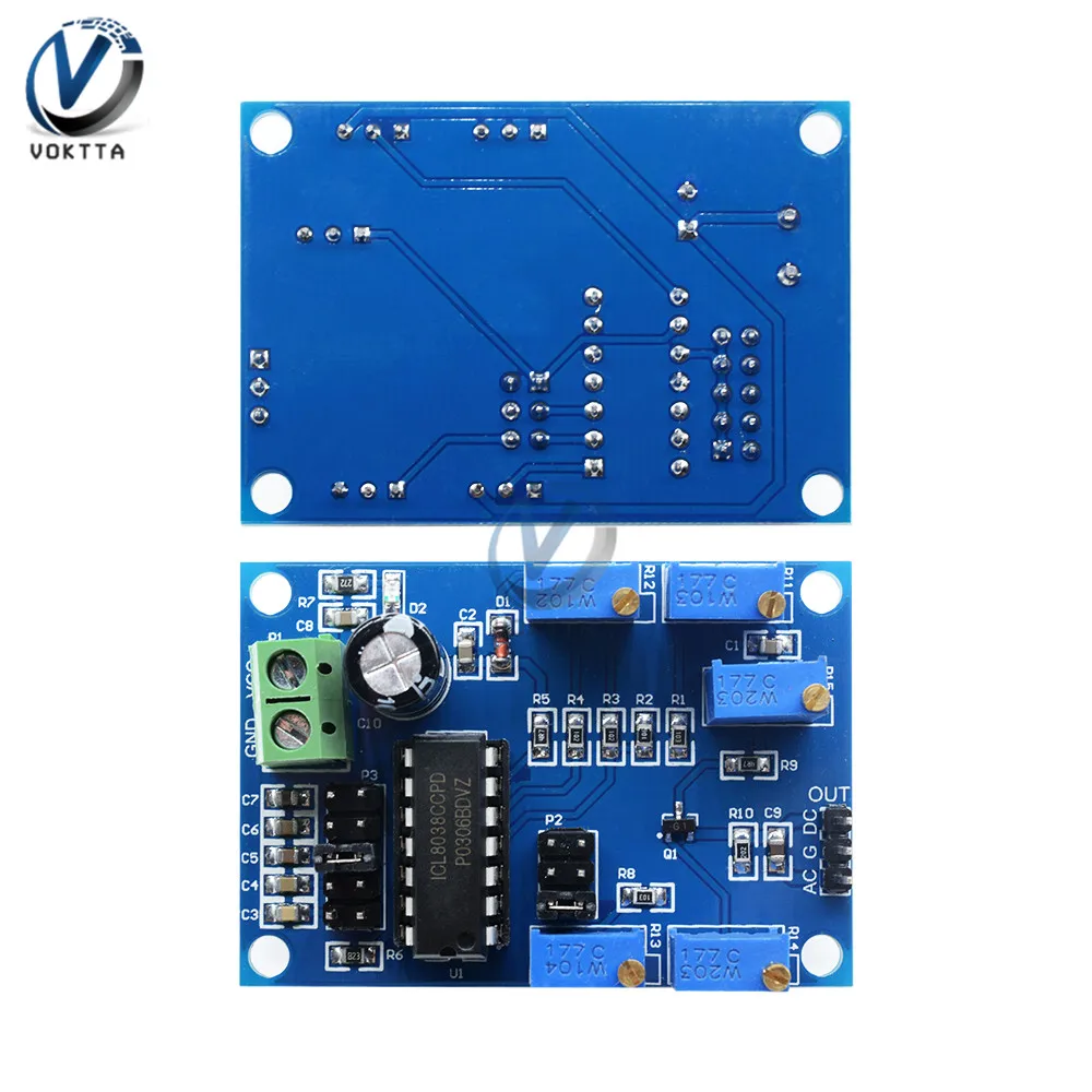 ICL8038 Kit generatore di segnali funzione sintetizzatore di forme d\'onda multicanale modulo generatore di segnali funzione frequenza impulsi