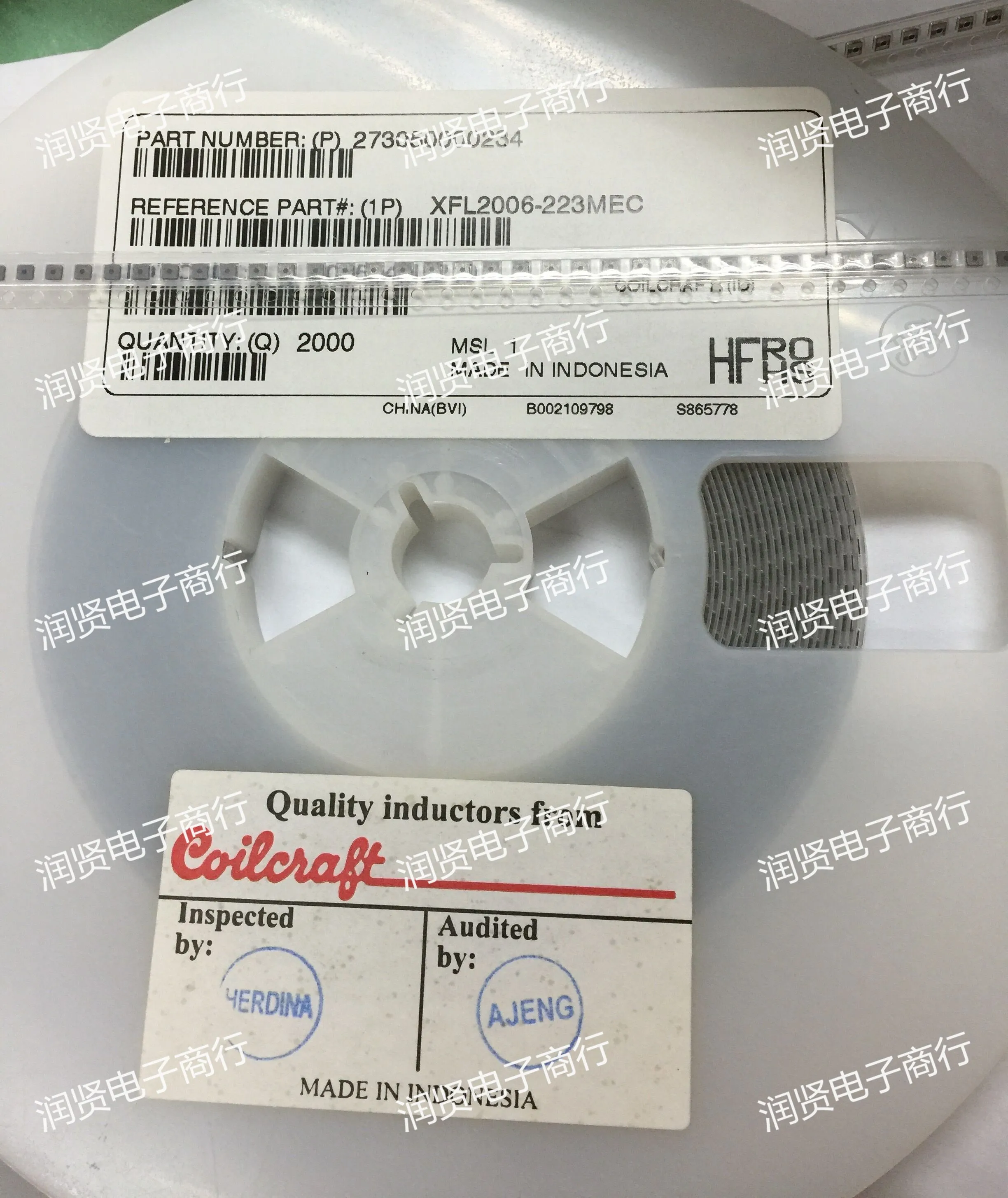 10 Buah Induktor Daya Perisai Terintegrasi Tambalan SMD XFL2006-223MEC Asli Asli Asli