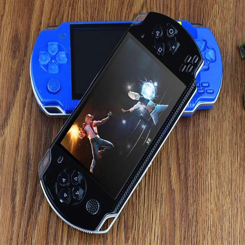 Consola de juegos portátil con 5000 juegos integrados, 8GB, 4,3 pulgadas, PMP, MP3, MP4, MP5, vídeo, cámara FM