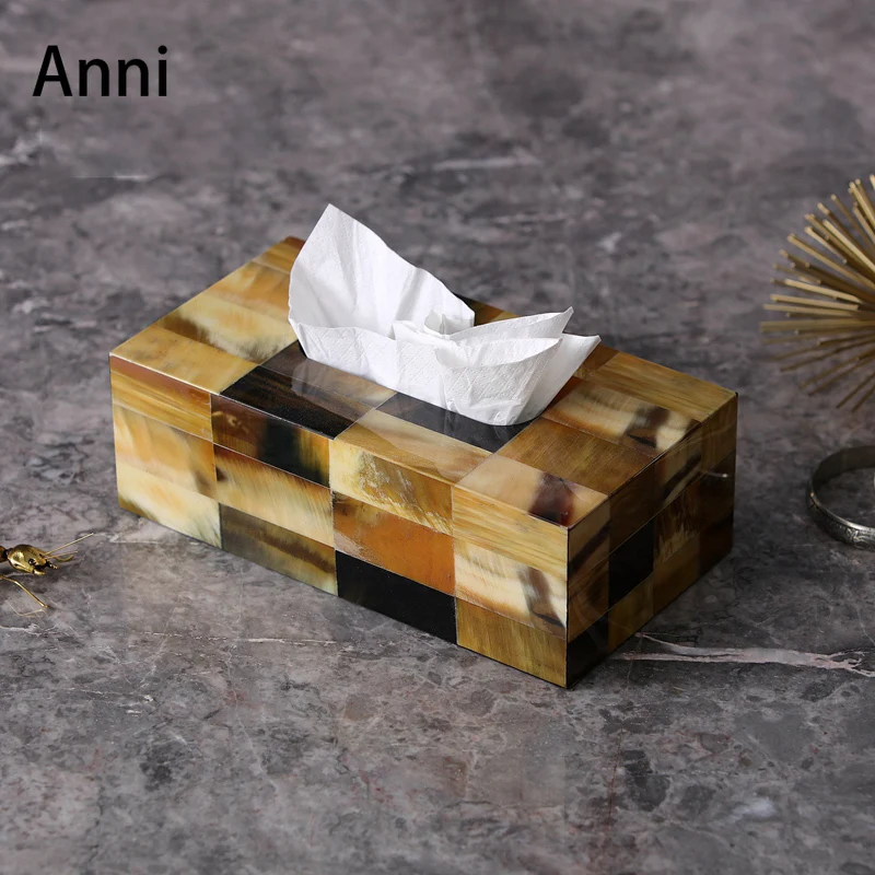 

Japanese Simple Wood Tissue Box Cover Creativity Bedroom Desktop Pumping Paper Storage Box Hotel Restaurant Napkin Holder