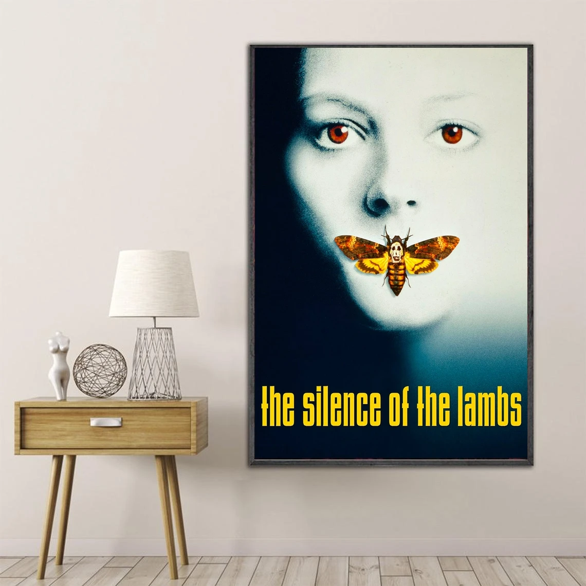 The Silence Of The Lambs Movie Poster Home Wall Painting Decoration (No Frame)