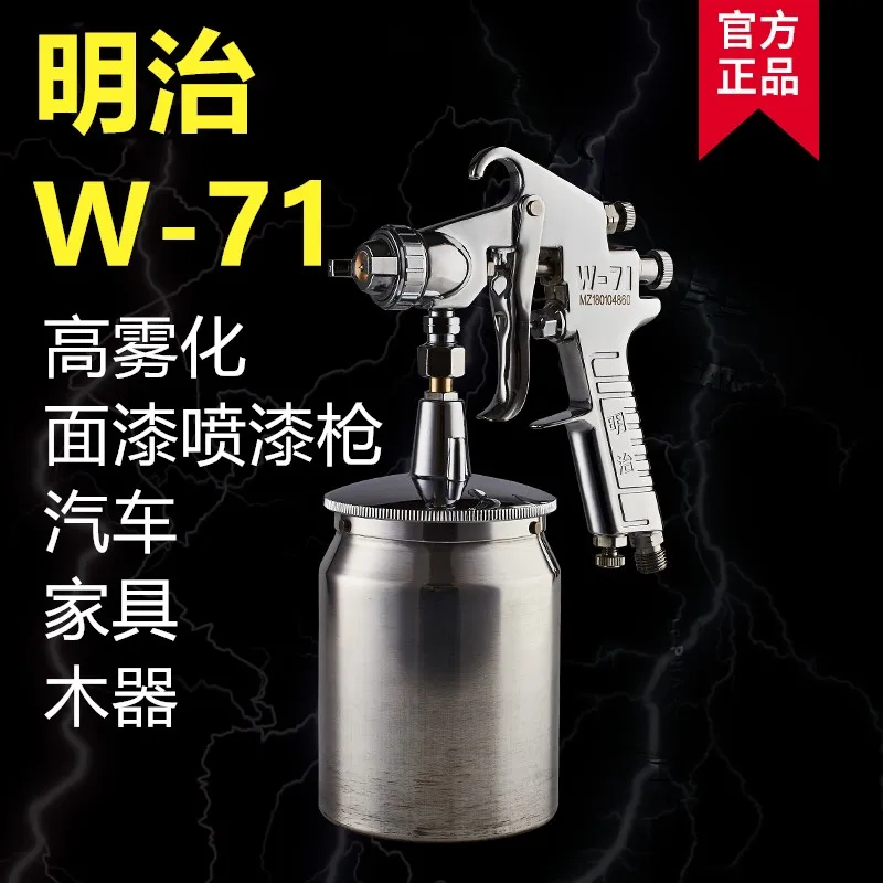 MeijiスプレーガンW-71自動車用家具仕上げコートW-77プライズハイスプレーペイントエマルジョンペイントスプレー