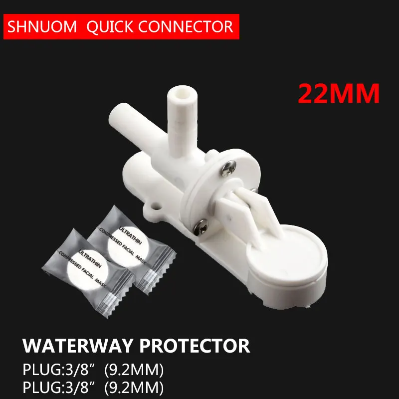 3/8 ''เครื่องกรองน้ำROน้ำป้องกันการรั่วซึมวาล์วข้อต่อการเชื่อมต่อขยายผ้าฝ้ายLeakage Circuit Breaker