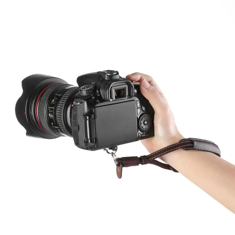 PU Leather Lanyard Rope Wrist Strap For DJI Osmo Mobile 4 3 Zhiyun Smooth Handheld Gimbal With 1/4 Screw For DSLR Camera Holder