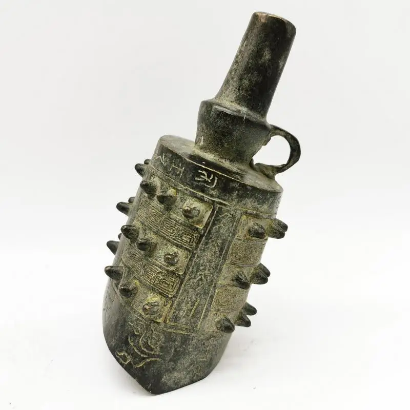 Antique bronze (musical instrument, flat Bell) home decoration