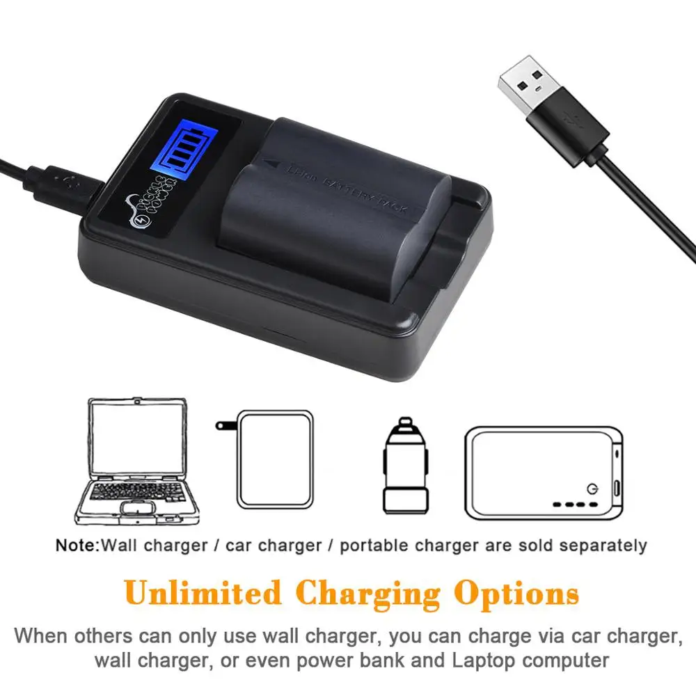CGA-S006E CGA-S006 Battery and Charger for Panasonic Lumix DMC-FZ7 FZ8 FZ18 FZ28 FZ30 FZ35 FZ38 FZ50