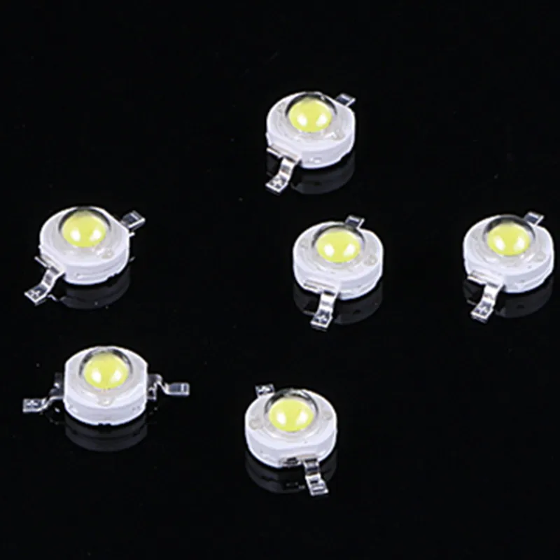 10pcs/lot High Power LED Chip 1W 3W Warm White Red Green Blue Yellow Full Spectrum For LED Spotlight Lamp Light Beads