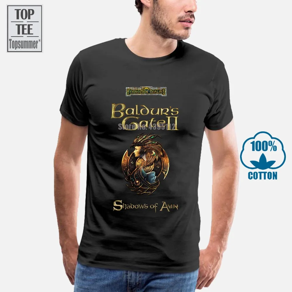 

Baldur'S Gate Ii Shadows Of Amn Computer Game T-Shirt (Black) All Sizes S-5Xl(1)