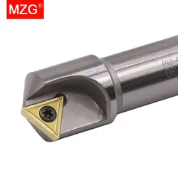 MZG SSH 60 gradi in acciaio al tungsteno tornio CNC fresa TCMT inserti in metallo duro supporto fresa trapano utensili per smussatura