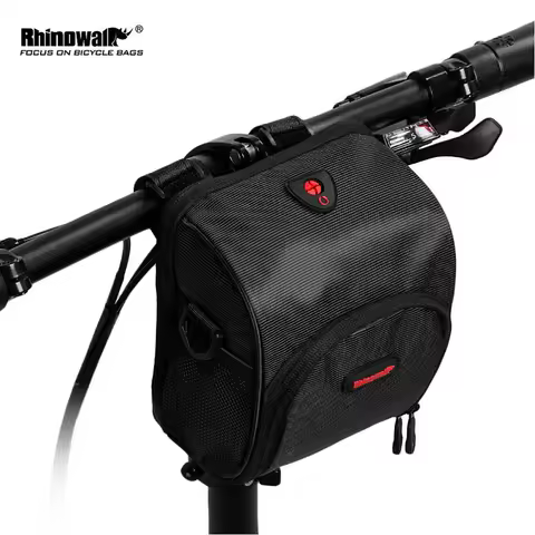 Rhinowalk Bicycle Bags Bike Cycling Front Basket Frame Tube Handlebar Phone Holder shoulder bike bag Bike Accessories