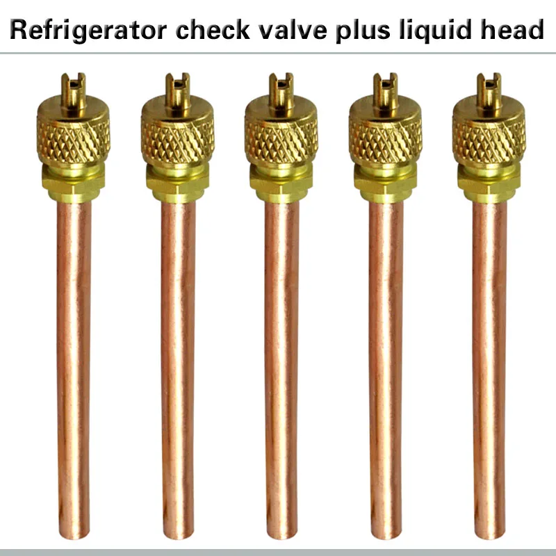 1pc  refrigerator check valve refueling head 92mm quick connector/refrigerant filling valve refrigeration accessories