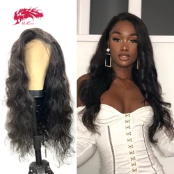 Body Wave Transparent HD Lace Closure Wig Free Part With Pre Plucked Hairline Remy Human Hair 4x4 5x5 Lace Closure Wigs
