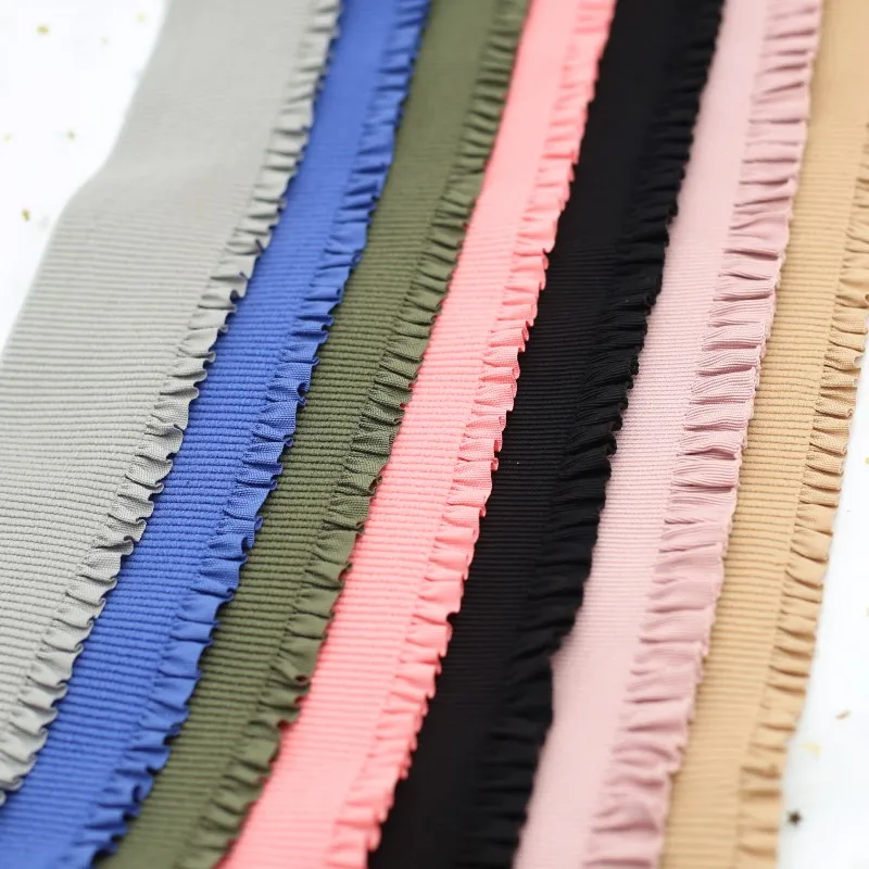 5.6cm Auricular Lace Elastic Belt Double Side Flannel Waist High  Elastic  Rubber Ribbon DIY Hand Sewing Clothing Accessories 1M