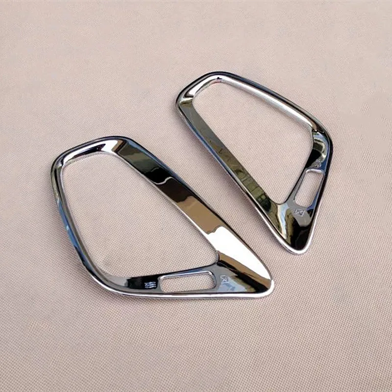 Voor Jeep Cherokee KL Accessoires 2014 2015 2016 2017 2018 ABS Chrome Auto airconditioner outlet Vent frame Panel Cover Trim 2 stuks