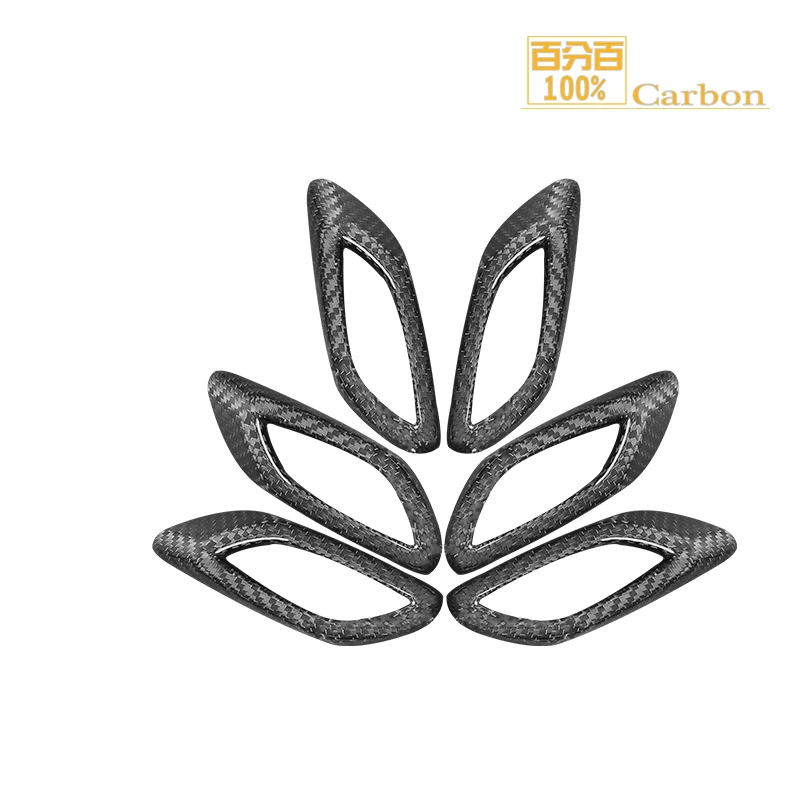Real Carbon Fiber Side Air Vent Fender Cover Exterior Accessories for Maserati Levante 2016up