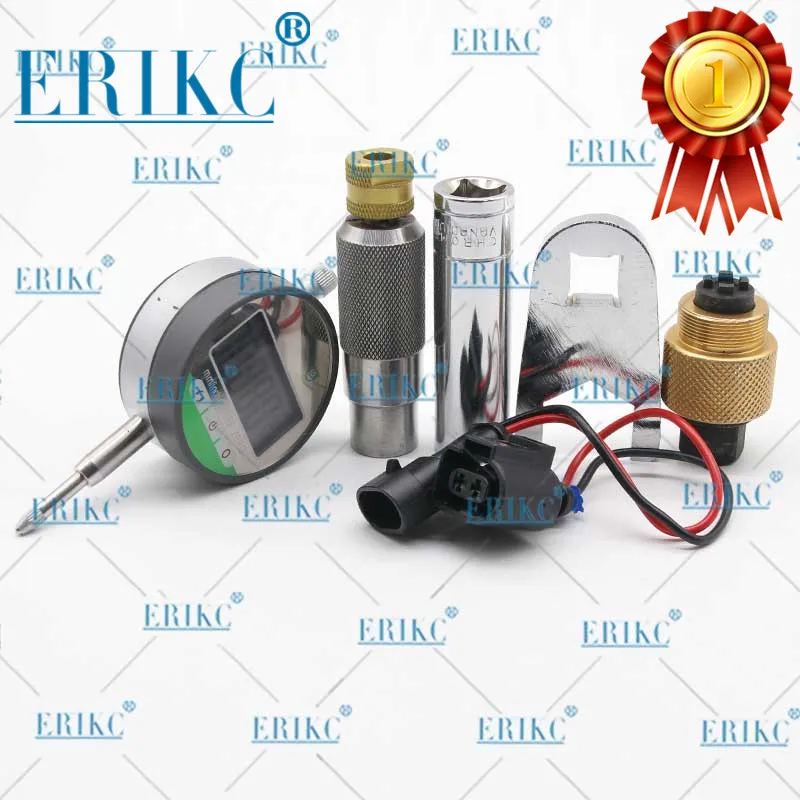 ERIKC E1023613 for Siemens VDO Piezo Diesel CR Injector Armature Lift Test Measuring Tool B61 B60 Gaskets Shims Adjusting Washer