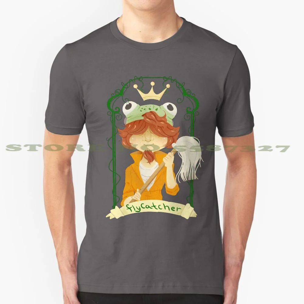 The Frog Prince 100% Cotton T-Shirt Twau The Wolf Fables Comics Ambrose Flycatcher Fly Bigby Telltale Janitor Cartoon Cute