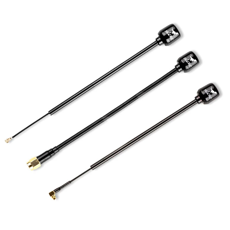 HGLRC Mini Long Range Hammer Antenna RHCP Right Spin SMA IPEX MMCX Angle 5.8G 2.5dBi 135mm For RC FPV Racing Drones Accessories