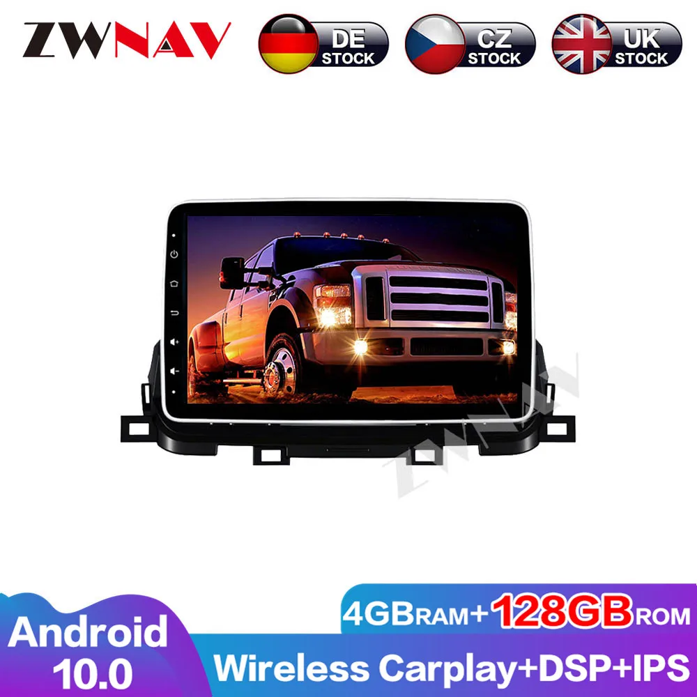 Head unit DVD Player 128G Carplay Android 10.0 Touch Screen Car for Kia Sportage18 GPS Auto Radio Audio Stereo Multimedia