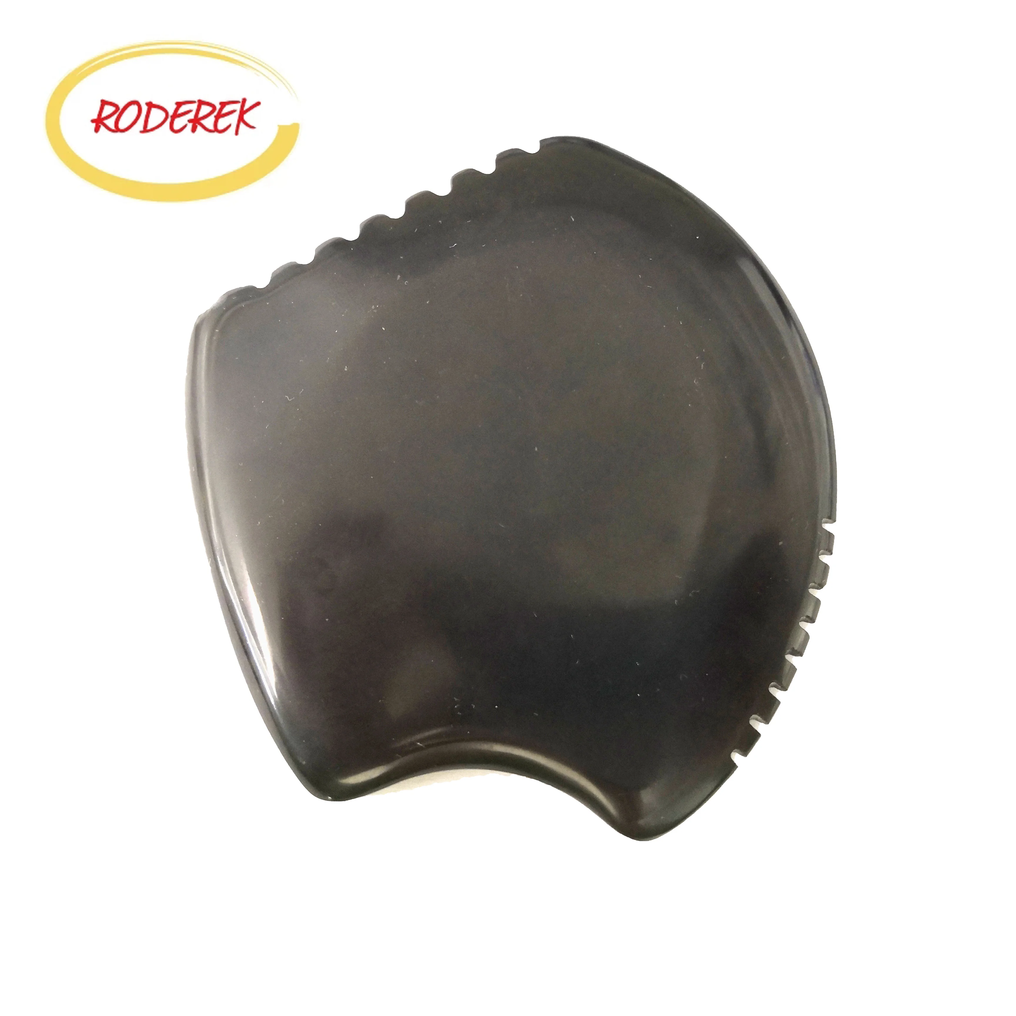 

New Shape Black Bian Stone Guasha Board Gua Sha Massage Tools For Face And Neck