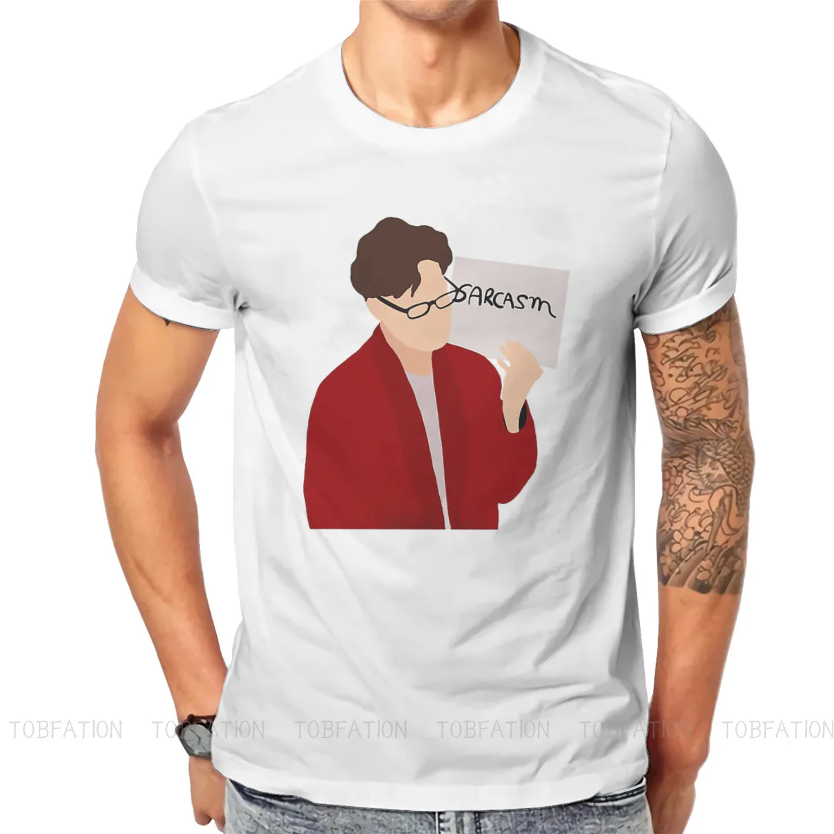 The Big Bang Theory Humor TV Sitcom Leonard T Shirt Classic Punk High Quality Tshirt Loose Crewneck Men Clothing