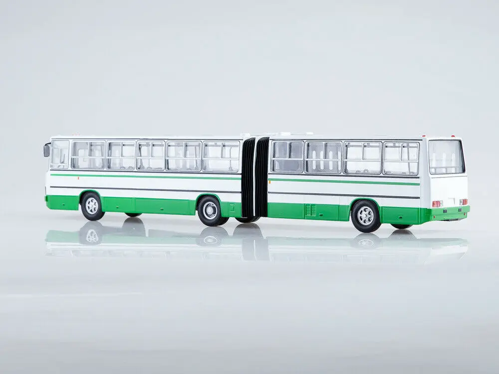 Neue Ausgaben Sammlungen EAC 1:43 Ikarus 280,33 UDSSR Bus Weiß/Grün SOVA Diecast modell für Sammlung