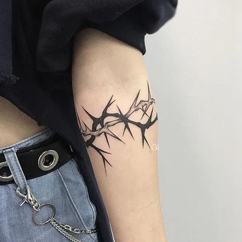 1Pc Arm Zweig Wasserdicht Temporäre Tattoo Aufkleber Männer Frauen Hand Zurück Persönlichkeit Coole Kunst Gefälschte Tattoos Gothic Tattoo Aufkleber