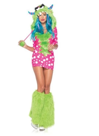 

Women's Animal Theme Halloween Party Fancy Dress Adult Sexy Melody Monster Furry Cosplay Costume