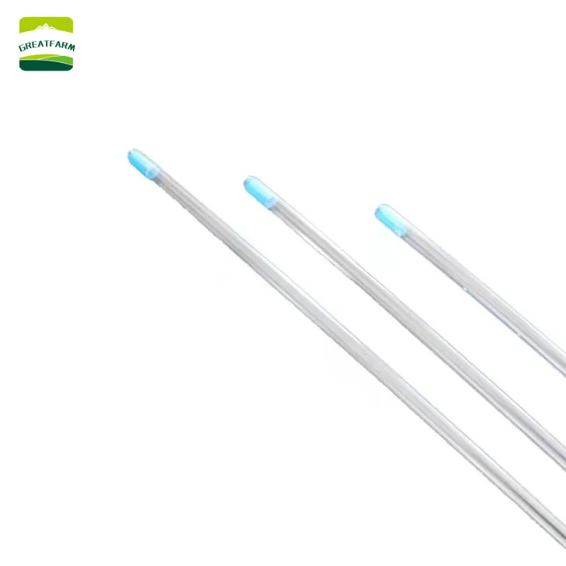 50pcs Cow Visible Insemination Gun Plastic Jacket Tube Cattle Artificial insemination Endoscope disposable deferens gun Coat