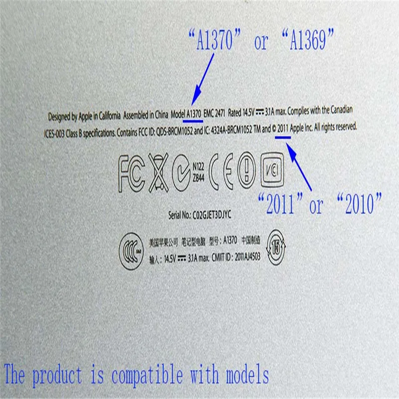 Tarjeta adaptadora M.2 NGFF SSD a 2011 2010 AIR A1369 A1370 256 512G