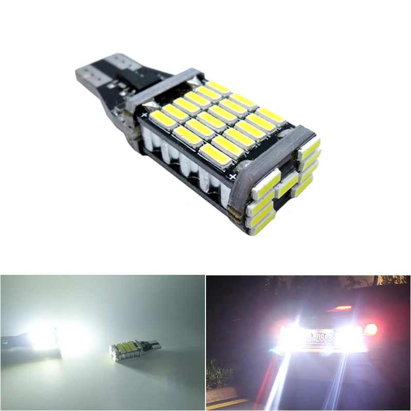 1Pc T16 T15 921 W16W LED Bulb LED Backup Light 921 912 W16W Car Reverse Lamp For VW Passat B7 Toyota Corolla Camry RAV4 Yaris