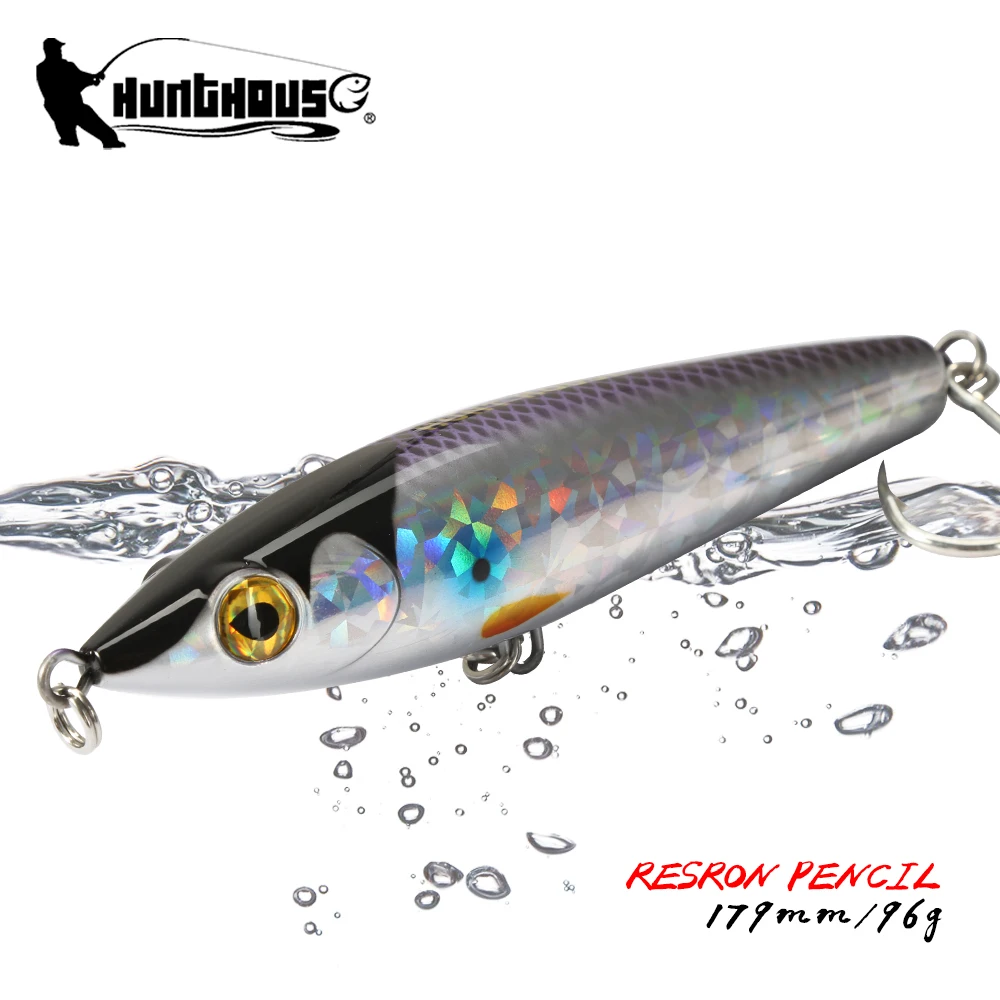 

Приманка Hunthouse для рыбалки, карандаш, длинная фотография, искусственная кожа, 179 мм, 96 г, lw525, воблер, приманка, приманка для ловли тунца, GT, рыболовные снасти