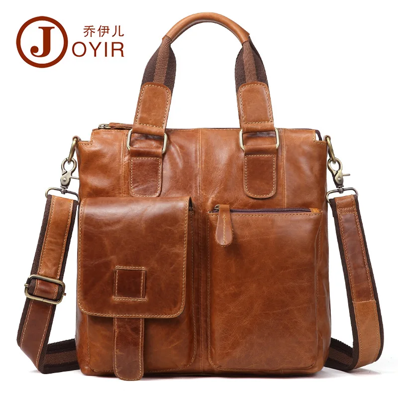 

New Multi-Function Business Briefcase Luxury Leisure Travelers Shoulder Handbags Retro Large Capacity Casual Classic Men Bags